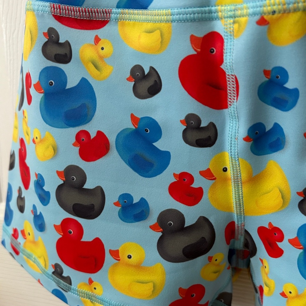 Barbell Voodoo Colorful Rubber Duckies Shorties Size Small NWT - Picture 2 of 5